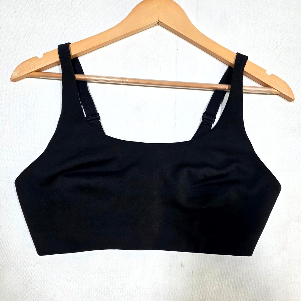 Lululemon Like a Cloud High Support Bra Womens 10 Black Adjustable Straps Yoga